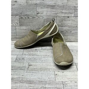 ECCO Biom Lite Natural Motion Beige Suede Slip On Loafer Women Size EU 36 US 5.5